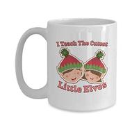 J'Apprends Noël Aux Plus Mignons Petits Lutins Mug À Café Mignonne Mug Pratiques Tasses À Thé Pour Chocolat Chaud Lait L'École 330Ml