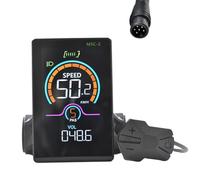 Jaqperd M5C-2 E-Bike Bluetooth Écran LCD Scooter Électrique Compteur de Vitesse Panneau LCD UART pour Vélo Électrique de Montagne 6PIN