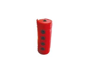 Jaquette Skaï Rouge Pour Chauffage -12L - Pose Murale Thermador Bmel12Sk