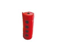 Jaquette Skaï Rouge Pour Chauffage -8L - Pose Murale Thermador Bmel08Sk