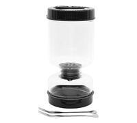 Jar de cornichon de cheotime avec flip de passoire, cornichon de scellage multi-couches et pot d'olives en verre de verre en verre jar sablier pour chilli gherkin olive gherkin