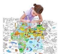 Jar Melo Super Painter Lot de grands coloriages - Le monde