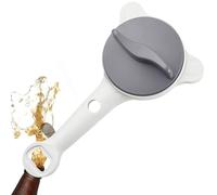 Jar Opener - 4-in-1 Can Lid Opener for Gripping | High Friction Rubberized Lining with Ergonomic Lever Handle & Four Sized Apertures for Twisting, Prying and Unsealing