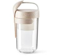 Lékué Boîte To Go Organic 600 ml avec cuillère Beige