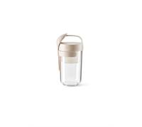 Jar To Go Organic Avec Cuillère Lékué 0301020v19u150 600 Ml Beige Lékué