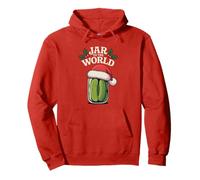 Jar to The World Holly Holiday Pun Funny Christmas Pickle Sweat à Capuche