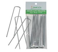 JARDI D'JO-Lot de 10 agrafes - 16x3 cm