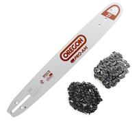 Jardiaffaires Combo Oregon Guide 38cm 158PXBK095 + 2 Chaines 21BPX064