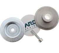 Jardiaffaires Flasque de Fixation de meule affuteuse Tecomec et Oregon ref 537409 et K00200355