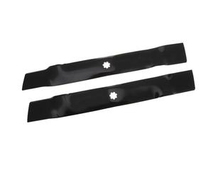 Jardiaffaires Jeu de Lames Mulching 544mm pour John Deere remplace GX22151