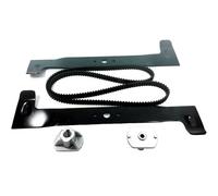 Jardiaffaires Kit Lames avec Supports et Courroie Castel Garden 102cm éjection arrière