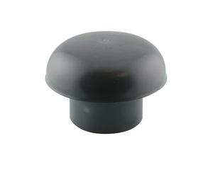 jardiboutique - ø 100 chapeau de ventilation pvc gris ardoise