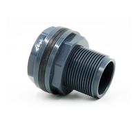 jardiboutique - ø 40 mm - 2 Pouce, Traversée de paroi en PVC.