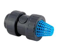 jardiboutique - ø 50-1 Pouce 1/2, crépine avec clapet Anti-Retour en PVC.
