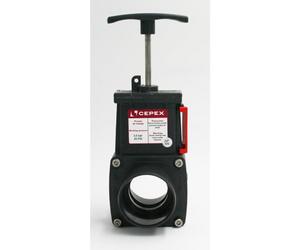 jardiboutique - ø 63 vanne a guillotine en PVC