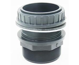 jardiboutique - 2 pouce ou collage tuyau de ø 50 mm, Traversée de paroi PVC, PN10.