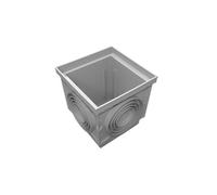 jardiboutique - 30 par 30 cm, Regard évacuation monobloc en polypropylène