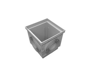 jardiboutique - 30 par 30 cm, Regard évacuation monobloc en polypropylène