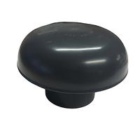 jardiboutique - Chapeau de ventilation Ø 80 mm Ardoise avec Moustiquaire