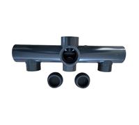 jardiboutique - Collecteur PVC Piscine a Coller Ø 50 mm - 5 Sortie - 1 entrée