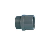 jardiboutique - Embout mixte ø 50 intérieur et ø 63 mm extérieur -1 1/2 pouce PVC