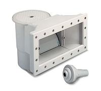 jardiboutique - Skimmer Piscine Hors Sol, Grande Ouverture, Blanc