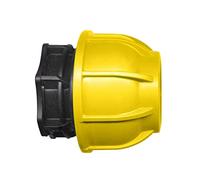 Jardibric - Bouchon Compression Ø25 mm - Raccord Fin de Ligne Tuyau PE 25 mm Irrigation Arrosage Enterré