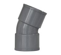Jardibric - Coude 22,5° Femelle Femelle Ø50 - Raccord Évacuation Eau PVC
