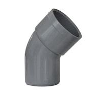 Jardibric - Coude PVC 45° Ø50 Mâle Femelle - Raccord Évacuation Eau - Coude Assainissement Canalisation