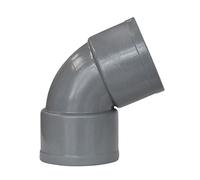 Jardibric - Coude PVC 67°30 Ø80 Femelle Femelle - Raccord Évacuation Eau Usée