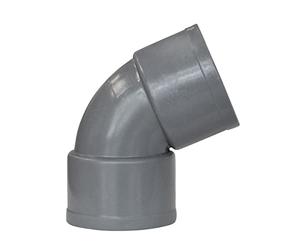 Jardibric - Coude PVC 67°30 Ø80 Femelle Femelle - Raccord Évacuation Eau Usée
