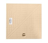 Jardibric - Couvercle de Regard 28,2x28,2 cm Sable - pour Regard 30x30 cm - Polypropylène Renforcé Extérieur
