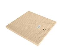Jardibric - Couvercle Regard 40x40 cm - Dimension 38 x 38 cm - Polypropylène Renforcé Extérieur