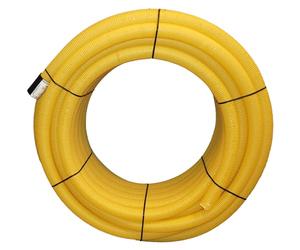 Jardibric - Drain Perforé 100 mm 25 m - Drain Agricole Annulaire - Tuyau Drainage Eau Pluie