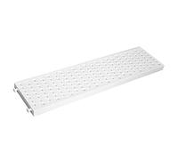 Jardibric - Grille Caniveau Piscine 500x130 mm Blanc - Grille Évacuation Eau Plage Piscine