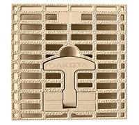 Jardibric - Grille Regard 20x20 cm Extérieur - Grille Évacuation Eau Pluviale 18,5x18,5 cm