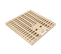 Jardibric - Grille de Regard d'Évacuation des Eaux Pluviales (38 x 38 cm pour Regard de 40 x 40 cm) - Garantissez Un Écoulement Efficace des Eaux Pluviales avec Cette Grille Robuste et Durable