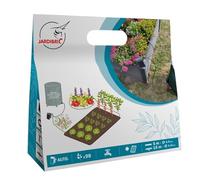 Jardibric - Kit d'Arrosage Goutte à Goutte avec Pompe Solaire Programmable : Débit de 26 L/h, Aspiration Verticale Max de 2m, 15m de Tuyau Inclus pour un Arrosage Écologique et Efficace