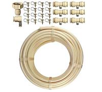 Jardibric - Kit Brumisation Extérieur 10 m - Brumisateur Fixe avec Buses Intégrées et Fixations