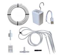 Jardibric - Kit d’Arrosage Goutte à Goutte Autonome avec Pompe Programmable à Batterie 72 L/h - Système Complet pour 16 Plantes - SUMMER KIT SK16