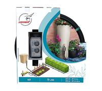 Kit d'arrosage goutte à goutte - JARDIBRIC - K4091 - 25m tuyau 16mm - Programmateur PNR16 - Anti-UV