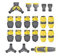 Jardibric - Lot de Raccords d’Arrosage 8 Pièces - Connecteurs, Réparateurs, Sélecteur et Lance