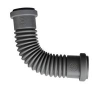 Jardibric - Manchette Flexible PVC FF Ø40 mm - Raccord Évacuation Souple à Joint - Manchon Canalisation
