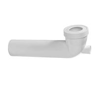 Jardibric - Pipe WC Longue Coudée avec Piquage 400 mm - Ø40 mm / Ø100 - Emboîture 85/105 - Raccord Évacuation WC