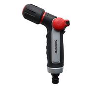 Jardibric - Pistolet Arrosage Métal Gainé Jet Réglable - Lance Arrosage Jardin avec Poignée Ergonomique pour Nettoyage Extérieur