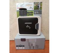 Jardibric - Programmateur WiFi d’Arrosage 1 Voie avec Application Tuya Smart - Compatible Google et Alexa - Étanche IP54 - Mode Manuel et Détection Pluie - Jusqu’à 2100 L/h