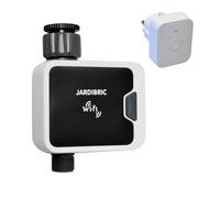 Jardibric - Programmateur WiFi d’Arrosage 1 Voie avec Application Tuya Smart - Compatible Google et Alexa - Étanche IP54 - Mode Manuel et Détection Pluie - Jusqu’à 2100 L/h