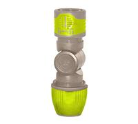 Jardibric - Raccord Articulé 180° pour Tuyau d’Arrosage - Connecteur Pivotant Bi-Matière avec Système Lock