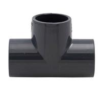 Jardibric - Raccord en Té 90° PVC Pression F/F Ø25 - Robuste et Durable, Idéal pour Réseaux d'Adduction d'Eau - Installation Facile et Fiable