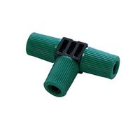 Jardibric - Raccord Irrigation Ø6 mm Lot de 10-5 Tés + 5 Bouchons Micro-Irrigation pour Tuyau Goutte à Goutte